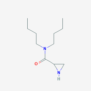 N,N-Dibutylaziridine-2-carboxamide