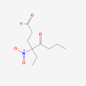 4-Ethyl-4-nitro-5-oxooctanal