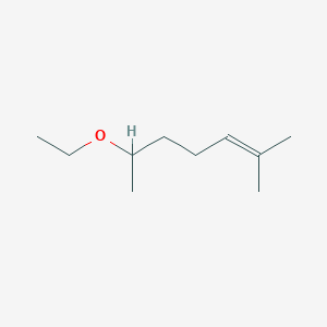 molecular formula C10H20O B14381791 6-Ethoxy-2-methylhept-2-ene CAS No. 89654-12-6