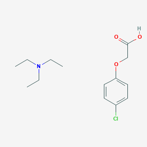 molecular formula C14H22ClNO3 B14381818 2-(4-chlorophenoxy)acetic acid;N,N-diethylethanamine CAS No. 89423-24-5