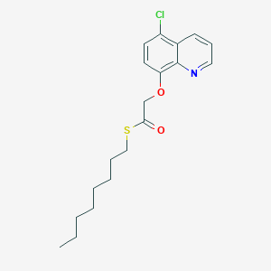 S-Octyl [(5-chloroquinolin-8-yl)oxy]ethanethioate