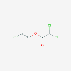 molecular formula C4H3Cl3O2 B14381915 2-Chloroethenyl dichloroacetate CAS No. 89519-85-7