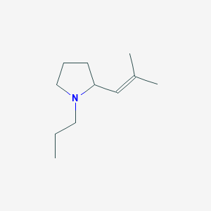 2-(2-Methylprop-1-enyl)-1-propylpyrrolidine