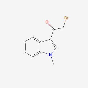 molecular formula C11H10BrNO B1438196 2-bromo-1-(1-methyl-1H-indol-3-yl)ethan-1-one CAS No. 433335-72-9