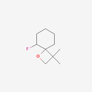 5-Fluoro-3,3-dimethyl-1-oxaspiro[3.5]nonane