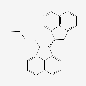 molecular formula C28H24 B14381972 1-(Acenaphthylen-1(2H)-ylidene)-2-butyl-1,2-dihydroacenaphthylene CAS No. 90139-65-4