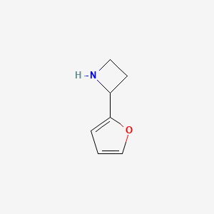 molecular formula C7H9NO B1438199 2-(Furan-2-yl)azetidine CAS No. 777886-82-5