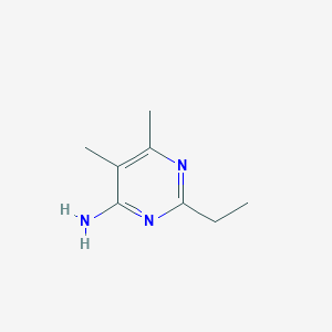 2-Ethyl-5,6-dimethylpyrimidin-4-amine