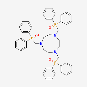 molecular formula C45H48N3O3P3 B14382065 1,4,7-Tris[(diphenylphosphoryl)methyl]-1,4,7-triazonane CAS No. 90179-78-5