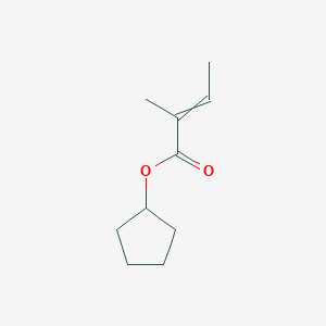 Cyclopentyl 2-methylbut-2-enoate