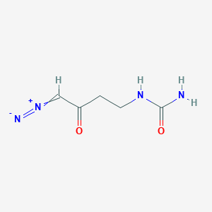 4-(Carbamoylamino)-1-diazoniobut-1-en-2-olate