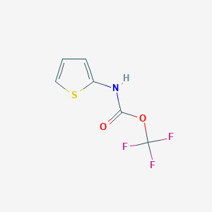 Carbamic acid, 2-thienyl-, trifluoromethyl ester