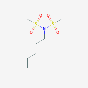 molecular formula C7H17NO4S2 B14382138 N-(Methanesulfonyl)-N-pentylmethanesulfonamide CAS No. 89913-02-0