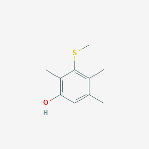 2,4,5-Trimethyl-3-(methylsulfanyl)phenol