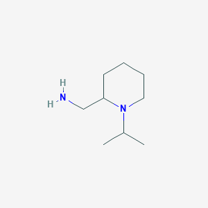 molecular formula C9H20N2 B1438215 [1-(Propan-2-yl)piperidin-2-yl]methanamine CAS No. 1019457-79-4