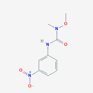 molecular formula C9H11N3O4 B14382170 N-Methoxy-N-methyl-N'-(3-nitrophenyl)urea CAS No. 88132-19-8