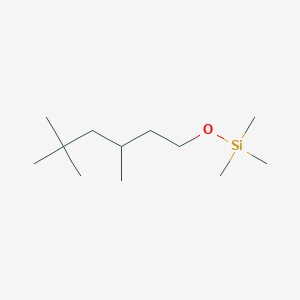 molecular formula C12H28OSi B14382186 Trimethyl[(3,5,5-trimethylhexyl)oxy]silane CAS No. 89964-85-2