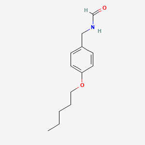 N-{[4-(Pentyloxy)phenyl]methyl}formamide