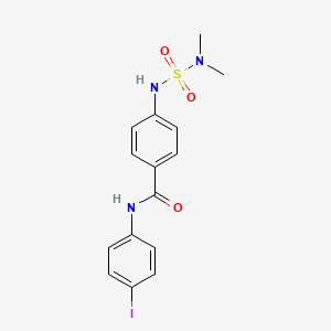 4-[(Dimethylsulfamoyl)amino]-N-(4-iodophenyl)benzamide