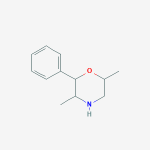 B1438228 2-Phenyl-3,6-dimethylmorpholine CAS No. 92903-00-9