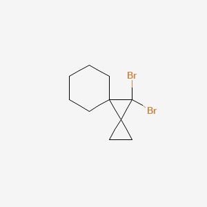 molecular formula C10H14Br2 B14382282 10,10-Dibromodispiro[2.0.5~4~.1~3~]decane CAS No. 88466-18-6