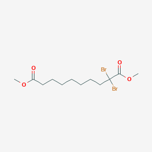 molecular formula C12H20Br2O4 B14382311 Dimethyl 2,2-dibromodecanedioate CAS No. 88033-42-5