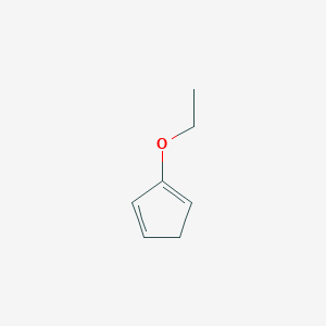 molecular formula C7H10O B14382331 2-Ethoxycyclopenta-1,3-diene CAS No. 90125-28-3