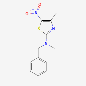 N-Benzyl-N,4-dimethyl-5-nitro-1,3-thiazol-2-amine