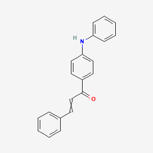 1-(4-Anilinophenyl)-3-phenylprop-2-en-1-one