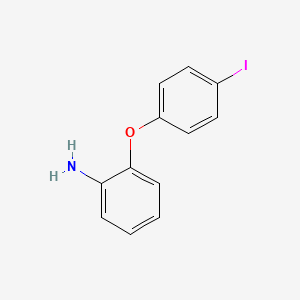 molecular formula C12H10INO B1438237 2-(4-Iodo-phenoxy)-phenylamine CAS No. 860677-85-6