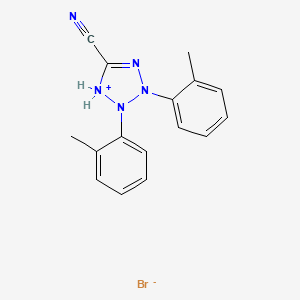 5-Cyano-2,3-bis(2-methylphenyl)-2,3-dihydro-1H-tetrazol-1-ium bromide