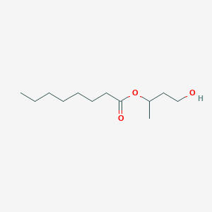 B14382408 4-Hydroxybutan-2-YL octanoate CAS No. 89457-50-1