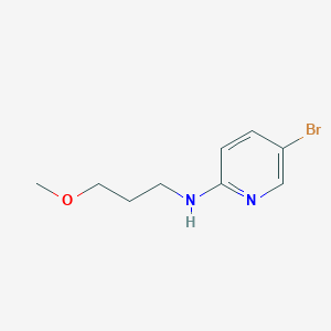molecular formula C9H13BrN2O B1438246 5-溴-N-(3-甲氧基丙基)-2-吡啶胺 CAS No. 1094433-13-2