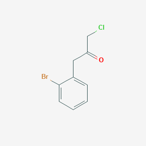 molecular formula C9H8BrClO B1438250 1-(2-溴苯基)-3-氯丙酮 CAS No. 1094787-56-0