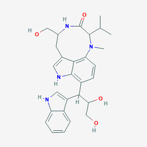 molecular formula C28H34N4O4 B143827 细胞芽胞菌素 CAS No. 137109-42-3