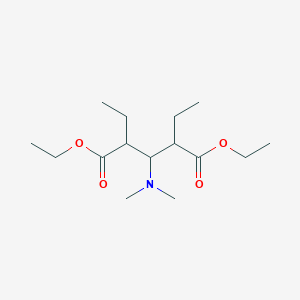 Diethyl 3-(dimethylamino)-2,4-diethylpentanedioate