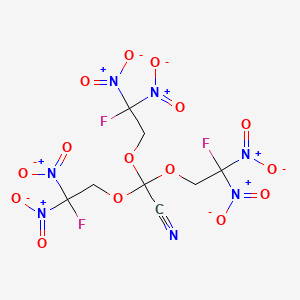 Tris(2-fluoro-2,2-dinitroethoxy)acetonitrile