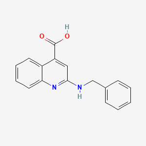 molecular formula C17H14N2O2 B1438283 2-(Benzylamino)quinoline-4-carboxylic acid CAS No. 1097017-44-1