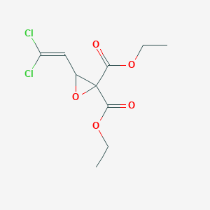 Diethyl 3-(2,2-dichloroethenyl)oxirane-2,2-dicarboxylate