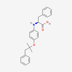 N-{4-[(2-Methyl-1-phenylpropan-2-yl)oxy]phenyl}-L-phenylalanine