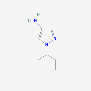 molecular formula C7H13N3 B1438288 1-(丁-2-基)-1H-吡唑-4-胺 CAS No. 1152901-10-4