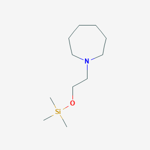 1-{2-[(Trimethylsilyl)oxy]ethyl}azepane