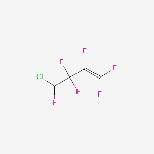 molecular formula C4HClF6 B14382927 Butene, chlorohexafluoro- CAS No. 89911-23-9