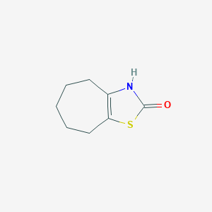 molecular formula C8H11NOS B1438293 2H,3H,4H,5H,6H,7H,8H-环庚[d][1,3]噻唑-2-酮 CAS No. 57001-16-8