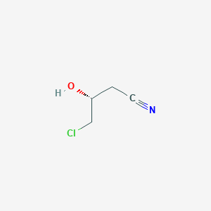B143830 (R)-4-Chloro-3-hydroxybutyronitrile CAS No. 84367-31-7