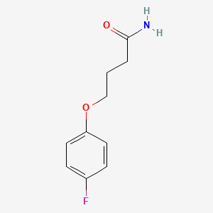 molecular formula C10H12FNO2 B1438303 4-(4-氟苯氧基)丁酰胺 CAS No. 1098361-59-1