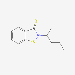 2-(Pentan-2-yl)-1,2-benzothiazole-3(2H)-thione