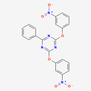 2,4-Bis(3-nitrophenoxy)-6-phenyl-1,3,5-triazine