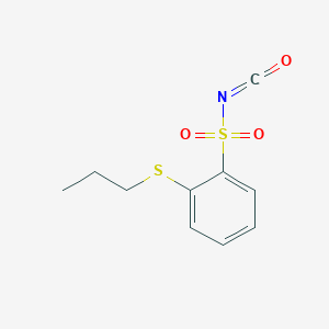 2-(Propylsulfanyl)benzene-1-sulfonyl isocyanate