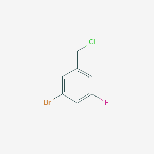 molecular formula C7H5BrClF B1438326 3-溴-5-氟苄氯 CAS No. 1094651-50-9
